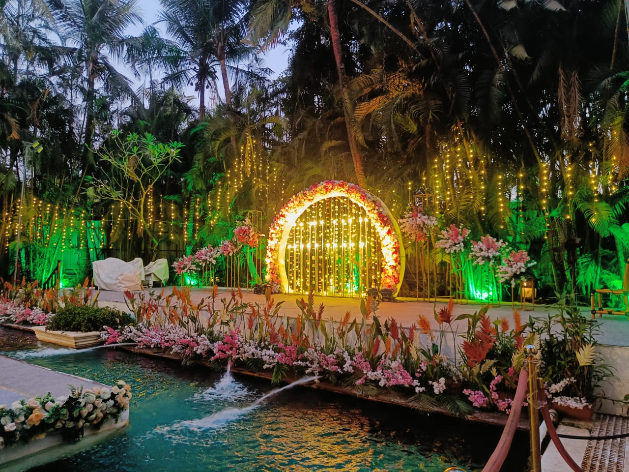 Reception stage